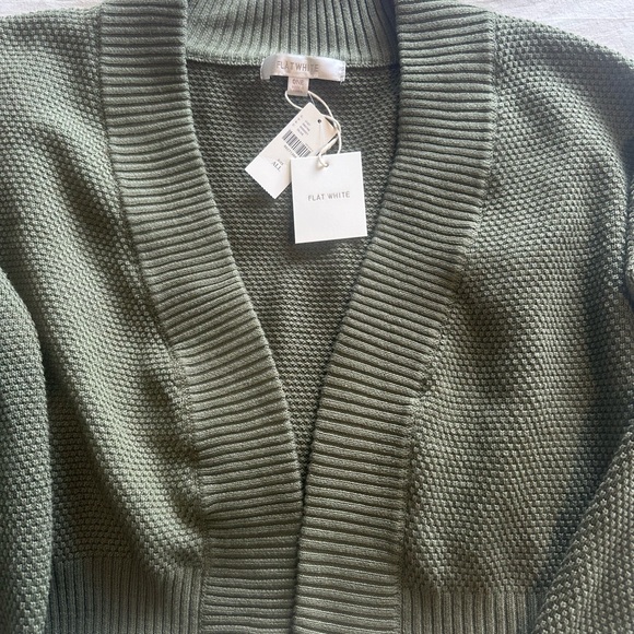 Anthropologie Flat White Cardigan Sweater - Picture 7 of 8